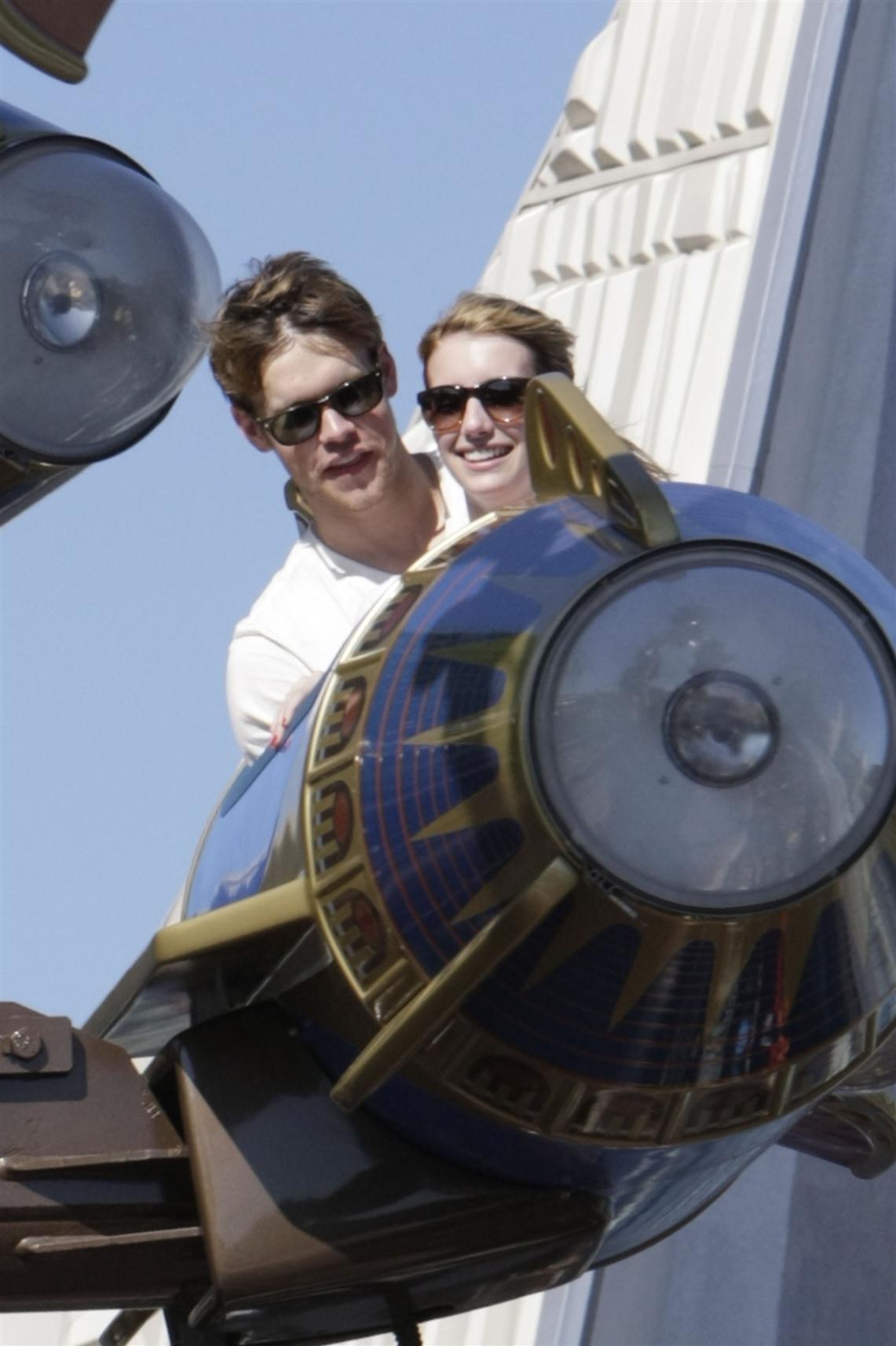 Emma Roberts and Chord Overstreet Spends the day together at Disneyland Disneyland California photos | Picture 60729